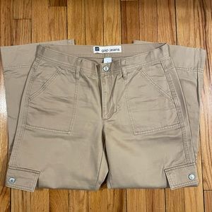 Gap Jeans Women’s Khaki Cargo Pants size 10